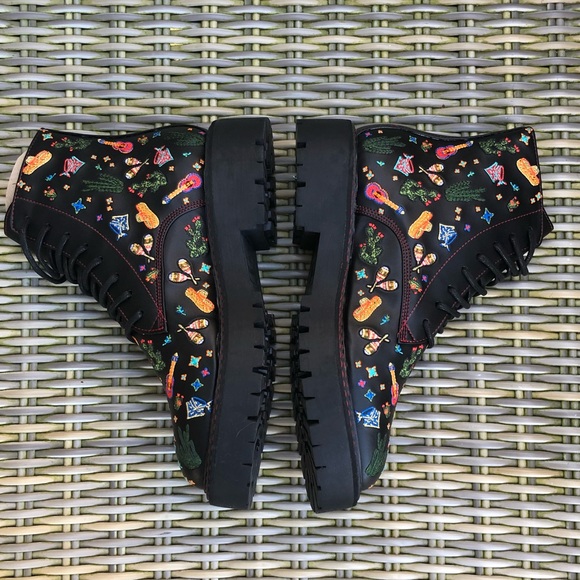 Jessie Western x Dawni Mexican Combat Boots 39 8.5 - Picture 16 of 16